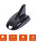 Maserati Ghibli Quattroporte Roof Shark Fin Antenna Cover Cap Trim Upgrade For 2017 2018 2019 2020 2021 2022 2023 2024 Black Exterior Decoration Accessory Built From Premium ABS Easy Fit And Dope Finish