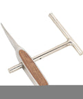 Stainless Steel Manual Wire Clamp Tool For Home Auto Pipeline And Industrial Repairs Heavy Duty Wire Gripper For Securing Parts And Holding Materials Steady During Assembly To Prevent Slippage And Ease Tightening, silver and wood handle
