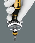 Kraftform ESD 7445 Hex Torque Screwdriver with Quick Release, adjustable torque setting demonstration, single-hand operation