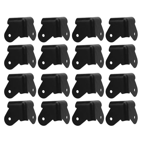 16 Piece Metal Corner Protectors Set Beefed Up Guards For Furniture Speakers Guitar Amps And More Black Built To Last Iron