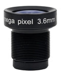 Built Tough 3.6mm 5MP Fixed Focus M12 Board Lens Offering Killer 160 Degree Wide Angle Coverage For IP Security Cameras And Industrial Surveillance Systems close-up.