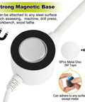 Magnetic Quilting Light With Crosshair Guide Adjustable Red Laser strong magnetic base and 6 metal discs
