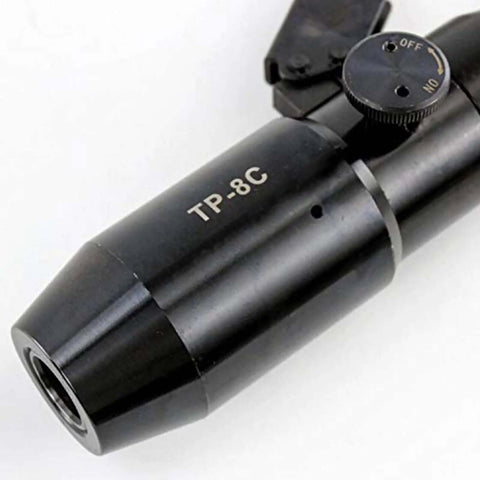 Close-up of TP-8C component from the Heavy Duty Hydraulic Punch Tool Kit With 6 Die Holes Half Inch To Two Inch Metal Sheet Punch Portable Box Case