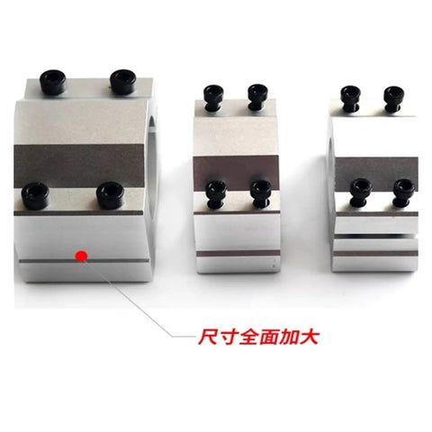Engraving Machine Spindle Clamp 38-70mm Aluminum Motor Bracket With Screw CNC Router Mounting Holder Rock Solid Heavy Duty