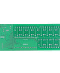 RS485 Isolated Relay Module With 12 Input And 12 Output Channels For RTU Protocol, green circuit board underside view