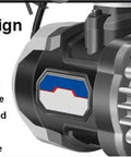 Close-up of AOXHUGB Electric Rebar Bender And Hydraulic Pliers Cutter With Four Hole Pump Body showing durable body design.