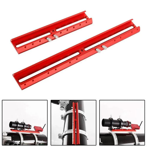 Versatile Dovetail Base Mount For Telescopes With Finder Bracket And Handle Bar Easy Attachment For Guidescope Finder Box