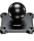 Heavy Duty One Inch Class B Hitch Ball Mount Base With Slick Tpu Tube And Built Like A Tank 6061 Amps Square Plate top view