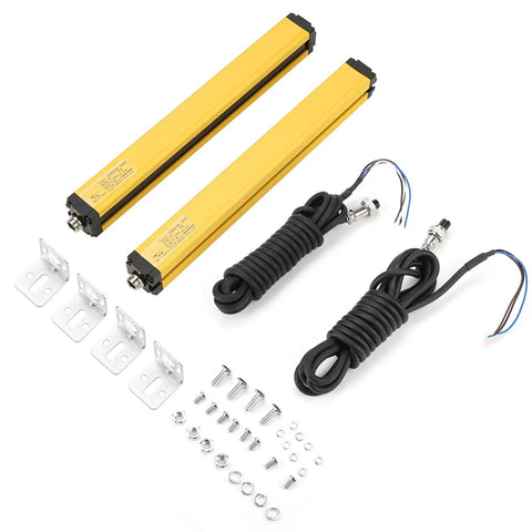 Rock Solid Heavy Duty Safety Light Curtain Sensor Switch With Infrared Scanning And Lightning Fast Response For Punch Press And Forging Machines Drop Dead Tough Aluminum Rig Easy Install