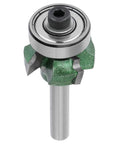 Heavy Duty 4 Teeth Router Bit For Woodworking Trimming Machine With Tungsten Steel Carbide Cutters, 1/4 Inch Shank.