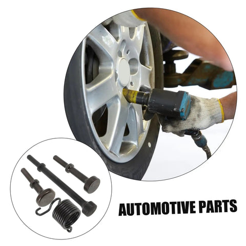 Heavy Duty Air Hammer Drift Set With Pin Punch And Rivet Kit Air Chisel Bits For Hammer Tools Pneumatic Smoothing Drifts in use on tire