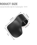 Heavy Hitter Motorcycle Throttle Assist Cruise Controller Handlebar Comfort Palm Grip Accelerator Helper 2 Piece Set size dimensions of throttle clip