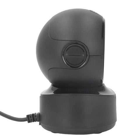 Side view of black Omnidirectional Desktop Barcode Scanner For 1D 2D And QR Codes, Auto Sensing USB Wired Reader, Ideal For Retail And Warehouse