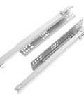 14 Inch Drawer Slides Replacement With Damping Soft Close Hidden Bottom Mount Rails Silver 2 Pack