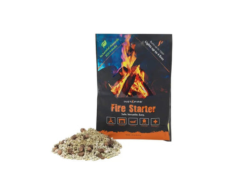 Emergency Fire Starter Pouches For Camping And Outdoor Adventures, Eco Friendly Granulated Fuel That Burns On Water And In Wind