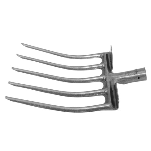 Heavy Duty Steel Farm Fork With Four And Five Prongs For Soil Loosening And Turning Versatile Garden Prep And Harvest Tool Easy Mount