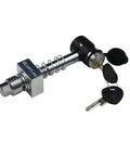 Keyless Press On Locking Silent Hitch Pin For Two And A Half Inch Hitches Anti Rattle Pin Prevents Noise And Slop Five Eighths Inch Diameter