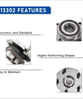 2 Pack Front Wheel Bearing And Hub Assembly 513302 Direct Replacement For 2019 To 2021 Subaru Forester And 2019 Ascent displayed