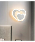 Nordic Bedroom Sconce Postmodern LED Wall Light Simple Bedside Lamp Living Room Decorations Wall Lamps Staircase Lights displayed on wall.