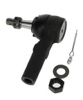 Outer Steering Tie Rod End Greaseable CNC Machined Pro Grade Part To Cut End Play And Slash Steering Torque For Most Vehicles Built To Last With Durable Fit For A Wide Vehicle Range And Easy Greaseable Lubrication, black metal tie rod end
