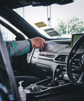 Applying Perl Coat Plastic And Rubber Protectant For Cars, Revives Dull Rubber, Plastics, Vinyl, Leather And Engine Bay Surfaces With Strong UV Shield, Lasts Up To Three Months, 500 mL Bottle For Your Ride to car dashboard