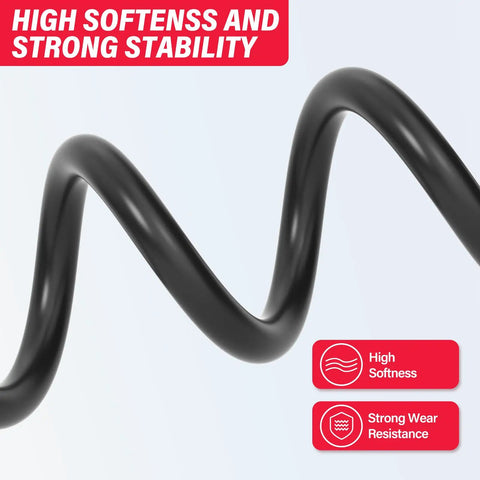4mm OD Black Polyurethane PU Air Hose Tube for Compressed Air and Fluid Transfer, showcasing high softness and wear resistance.