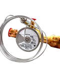 Thermostatic Expansion Valve 067N3006 For Water Chillers And Heat Pumps Replacement Part Built For Your HVAC Setup With Precise Temperature Control And Rugged Performance, brass valve with coiled capillary tube