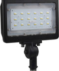 8 Pack Outdoor Led Flood Lights 30W 3000K Warm White Bronze Finish Tough As Nails Heavy Duty Waterproof Security Spotlights angle view