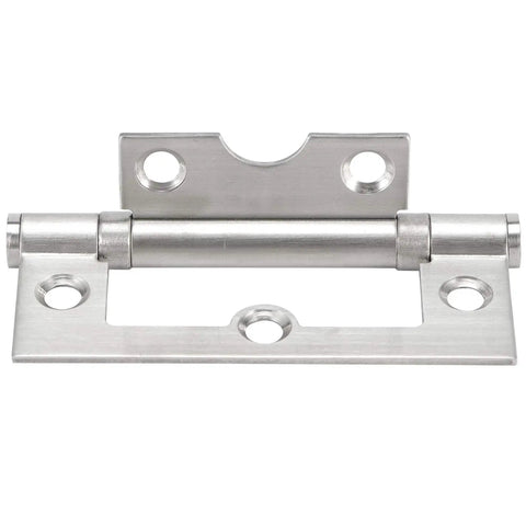 Stainless Steel Door Hinge Set Six Pcs Flat Open 360 Degree Pivot With Silent Rotation For Doors Windows Cabinets Furniture