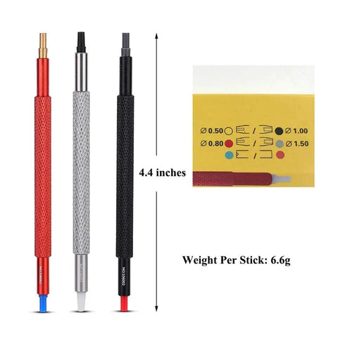 6 In 1 Watch Hands Repair Kit With 3 Hand Pressers And 2 Removers, Precision Pusher Set, ergonomic design, 4.4 inches tool measurements