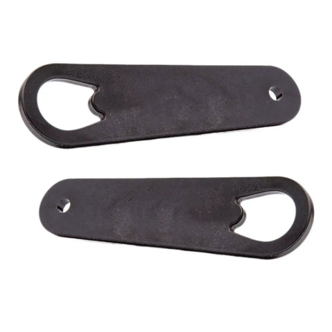 Dense Polymer Barrel Bushing Wrench For 1911 Pistols Set Of 2, Durable Non Abrasive Tool For 45 ACP And 9mm Calibers, Gun Maintenance Accessory, Easy Fit And Quick Disassembly. Set of 2 black polymer 1911 barrel bushing wrenches