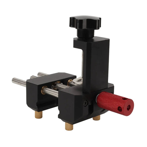 Pro Grade Table Clamp Vise For Woodworking, Portable Bench Vise with aluminum alloy construction, close-up view of fast clamp action