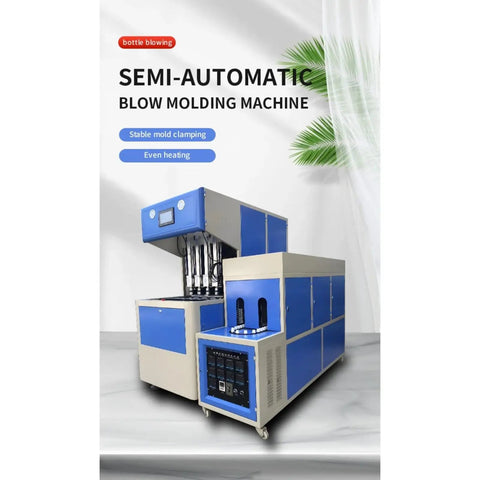 Heavy Duty Pet Stretch Blow Molding Machine For Household Containers Quick Mold Change System with control panel and stable design.
