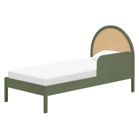 Olive Bed Guardrail For Twin And Full Beds For Kiddo GREENGUARD Gold Certified Non Toxic Finish Lead And Phthalate Safe