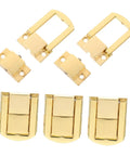 Retro Style Lock Latch Clasp Kit For Wooden Boxes And Jewelry Cases Secure Closure Hardware For Small Projects Includes Screws