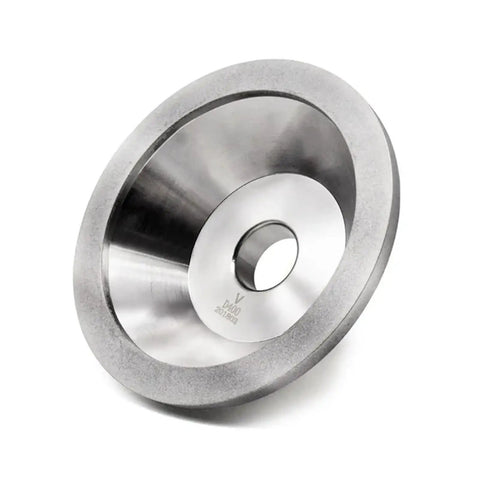 Diamond Bowl Grinding Wheel Rotary Abrasive Tool for Carbide Metal and Steel Brazed Type Pro Grade angled view