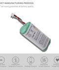 5-Pack Ni-MH Battery Replacement Pack 3.6V 1000mAh For LS4278 LS4278M DS6878 Cordless Bluetooth Laser Barcode Scanner Battery
