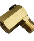 Brass Ninety Degree Swivel Joint For Air Hose Reels, Quarter Inch FPT To Quarter Inch MPT, 90-degree brass fitting