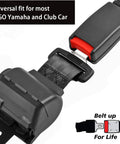 Retractable Golf Cart Seat Belt Kit Universal Fit For EZGO, Yamaha, Club Car, Go Kart And UTV Front Or Rear Mount