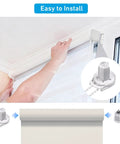 All In One 1 Inch Roller Blind Repair Kit For 25mm Tubes With Brackets Clutch Chain End Plug Easy Fix installation illustration