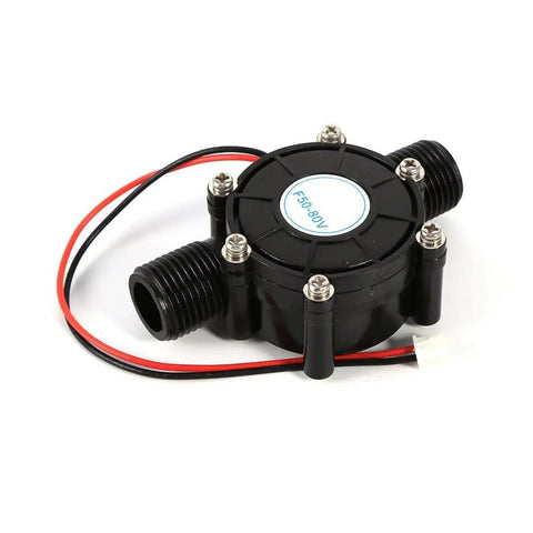 Water Turbine Charger Hand Crank 10W Hydroelectric Generator For Off Grid Power Durable Black Plastic Shell Emergency Radio Supply 0to80V Output High Power Go To Portable Turbine Kit