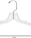 Clear Plastic Shirt Hangers 12 Pack Slick Wardrobe Organizer Hangers For Garments And Clothes Non Slip Transparent Coat Hangers
