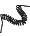 Top Tier Polyurethane Coil Air Hose Featuring G 1 8 Female Thread Connection Designed For Airbrush And Paint Projects High Flexibility Ensures Smooth Movement Without Kinking 2 Meter Length Great For Fans Looking To Upgrade Their Setup Now For Workshop, black 2 m coil air hose with G1/8 female fittings