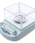 Pro Grade 200 Gram Digital Analytical Balance With 0.001 Gram Resolution And 0.002 Gram Accuracy Unit Conversion For Ounce Karat Gram Pound AC DC Power Manual Calibration Tare Part Count Backlit LCD