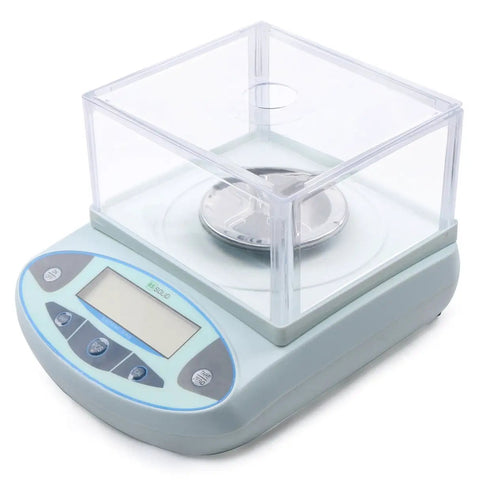Pro Grade 200 Gram Digital Analytical Balance With 0.001 Gram Resolution And 0.002 Gram Accuracy Unit Conversion For Ounce Karat Gram Pound AC DC Power Manual Calibration Tare Part Count Backlit LCD