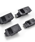 Black Color Door Locking Cabinet Drawer Retractable Spring Loaded Panel Latch Lock For Secure Storage Cabinets And Drawers
