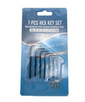 Kickstart Your DIY Game With This Awesome 7-Piece Mini Hex Allen Wrench Kit Featuring Rugged Alloy Steel Construction That Handles Tough Jobs Like A Champ While Offering Superior Grip To Save You Time And Frustration During Any Repair Project Around The. 7-piece hex key set in chrome vanadium steel, sizes 0.7-3.0mm