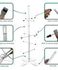 Heavy Duty Metal Hockey Gear Drying Rack For Drying And Storing Adult And Kid Equipment with sturdy construction and clips