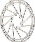 Centerline Rounded Disc Rotor 160mm One Piece Silver Front Six Bolt Mount Disc Brake Rotor For Quiet Vibration Free Performance