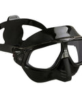 Black Sphera X Freediving Mask With 180-Degree Wide-Angle View, Low-Volume Fit, Plexisol Anti-Fog Lenses, Curved Lens Technology